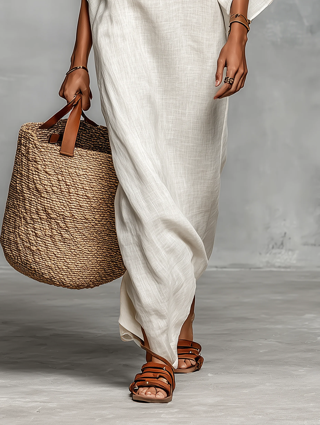 Marta | Maxi vestido con hombros al descubierto