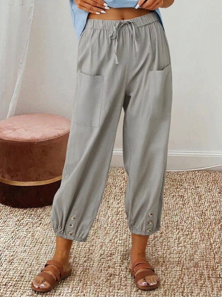Aitana | Casual Straight-Leg Trousers
