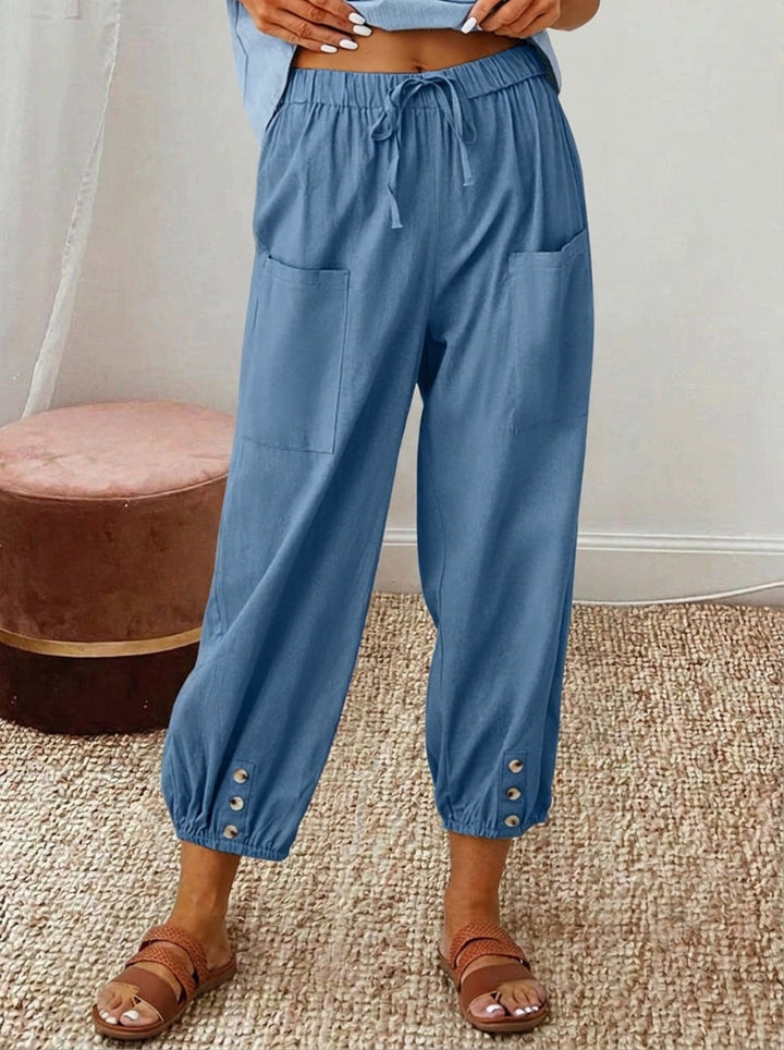 Aitana | Casual Straight-Leg Trousers
