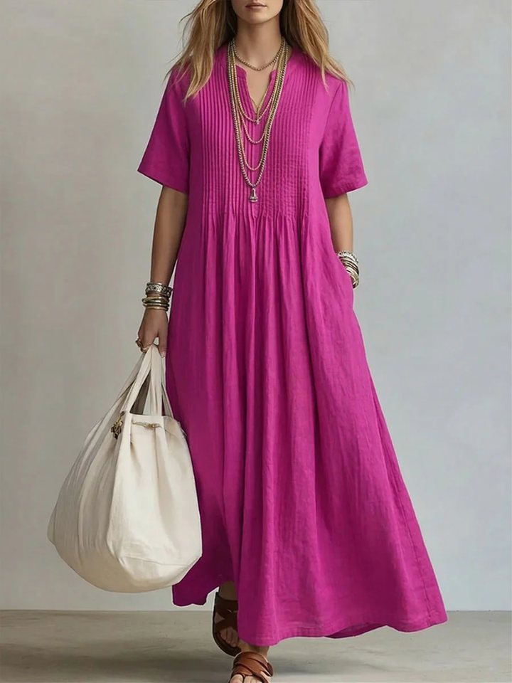 Rosario | Elegantly Pleated Dress