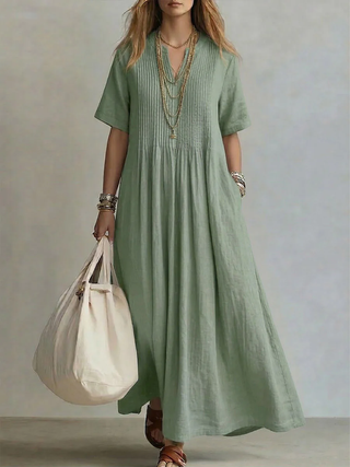 Rosario | Elegantly Pleated Dress