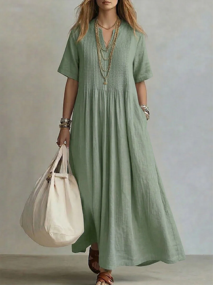 Rosario | Elegantly Pleated Dress