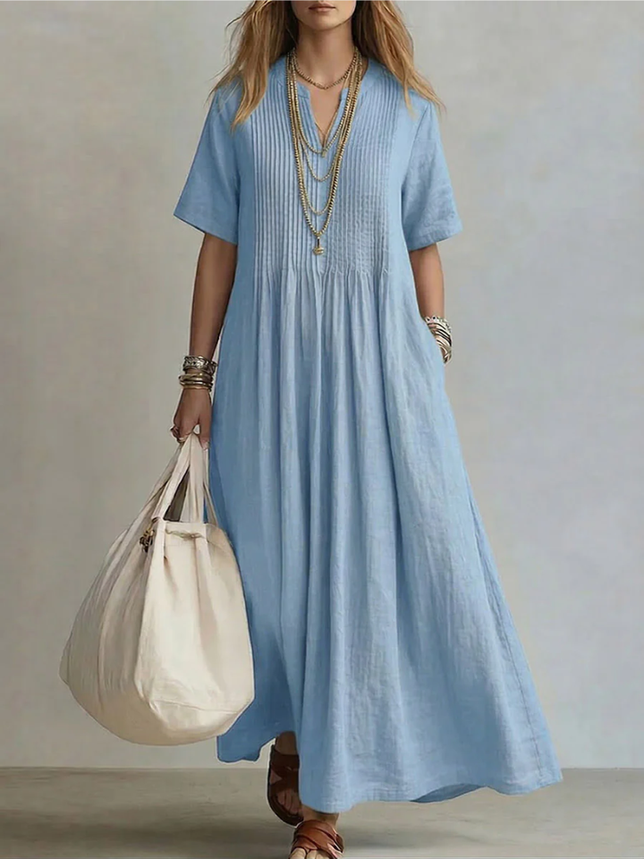Rosario | Elegantly Pleated Dress