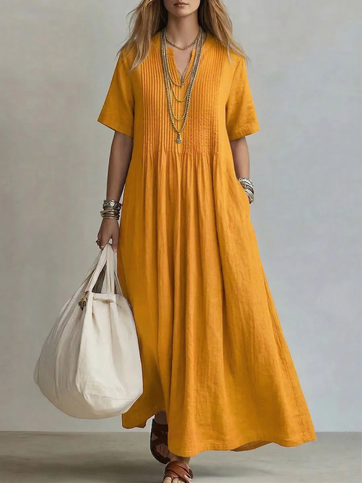 Rosario | Elegantly Pleated Dress