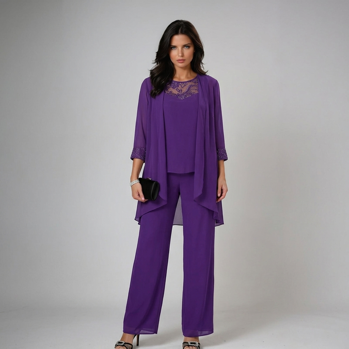 Lorena | Elegante Conjunto de Tres Piezas
