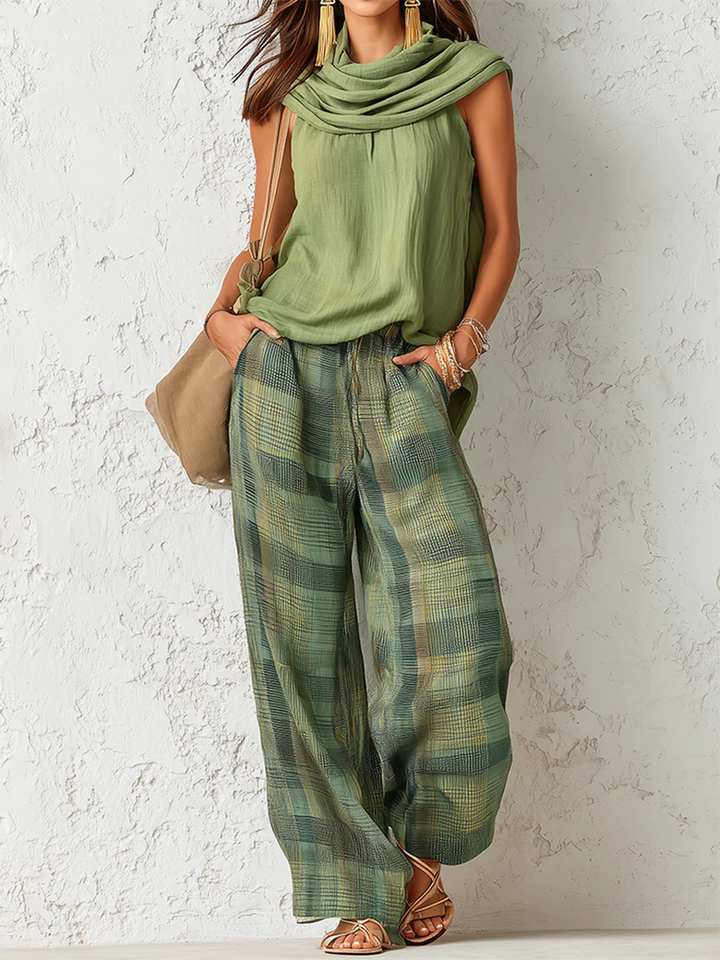 Adriana | Elegante Conjunto de Pantalón Amplio