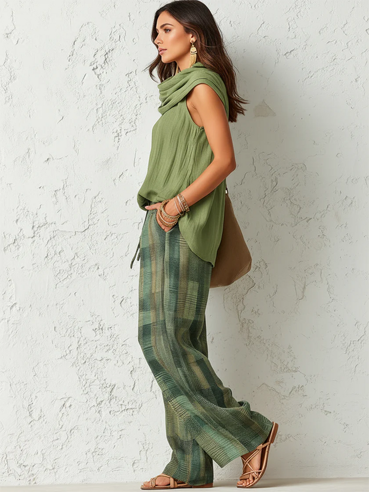Adriana | Elegante Conjunto de Pantalón Amplio