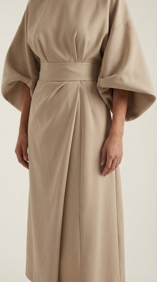 Vestido largo Ana con cinturón