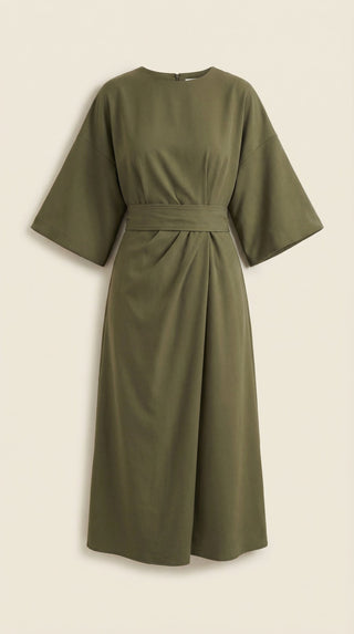 Vestido largo Ana con cinturón