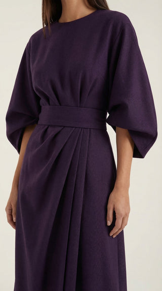 Vestido largo Ana con cinturón
