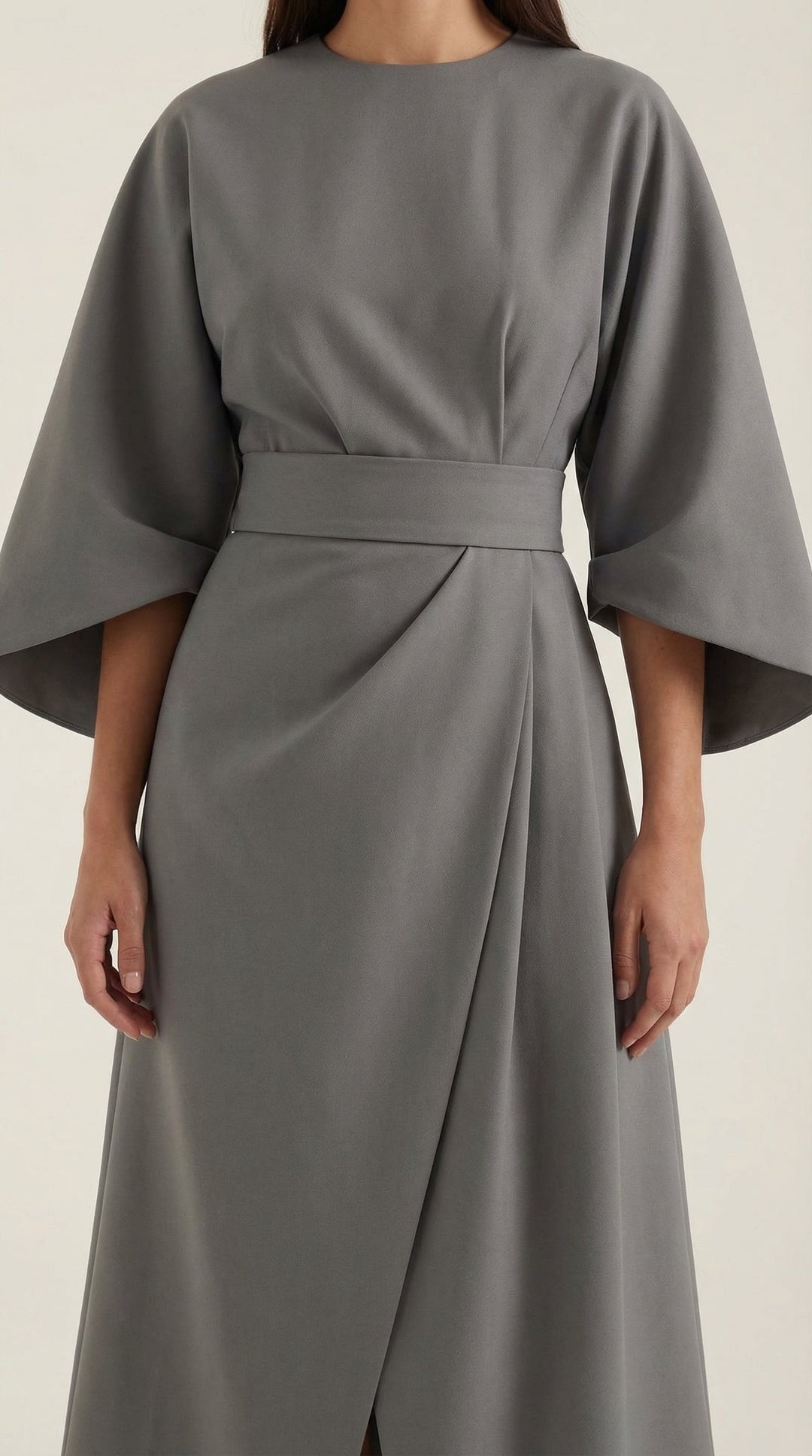 Vestido largo Ana con cinturón
