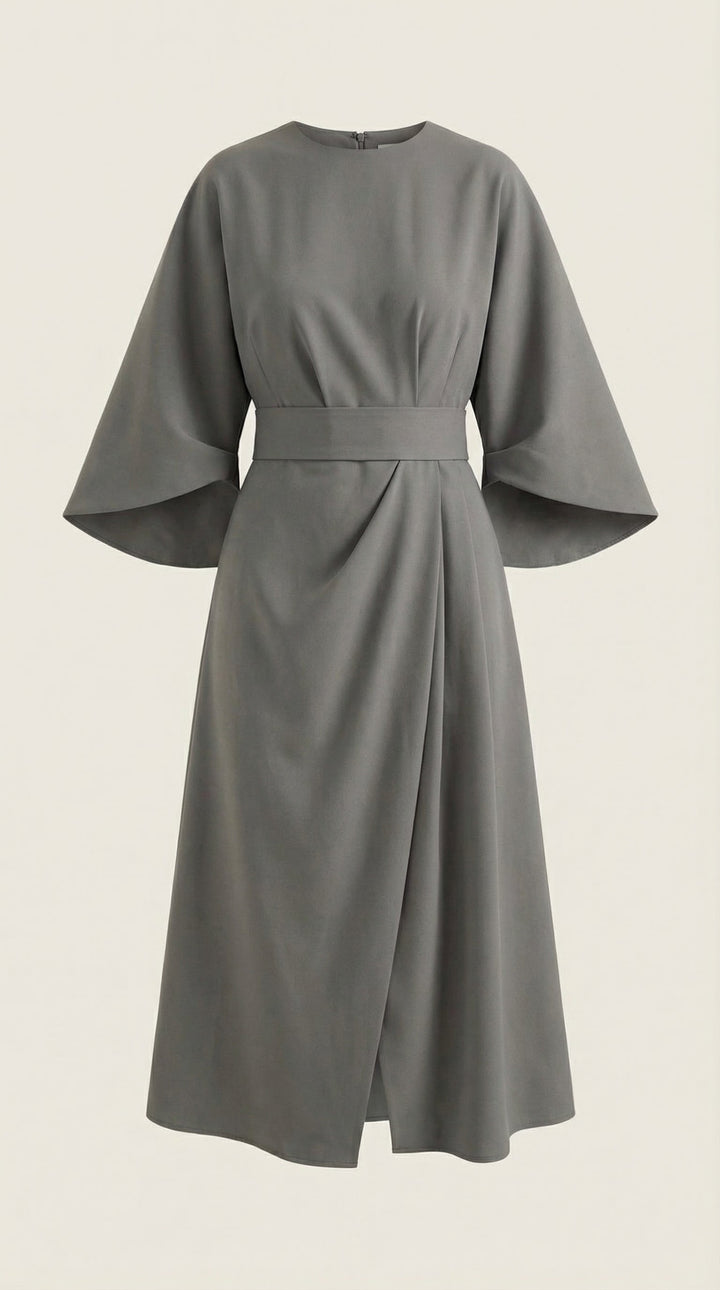 Vestido largo Ana con cinturón