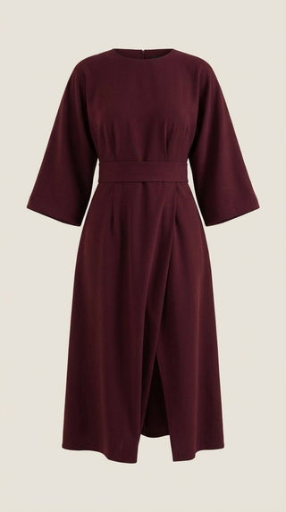 Vestido largo Ana con cinturón