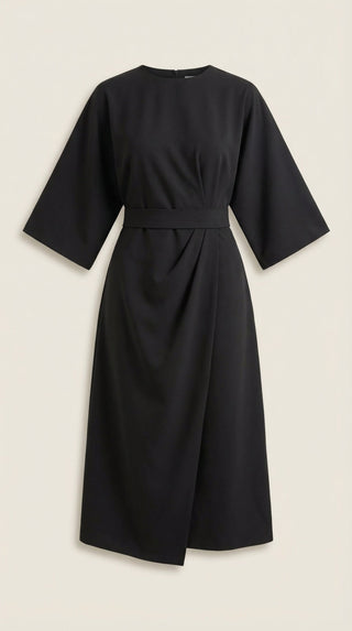 Vestido largo Ana con cinturón
