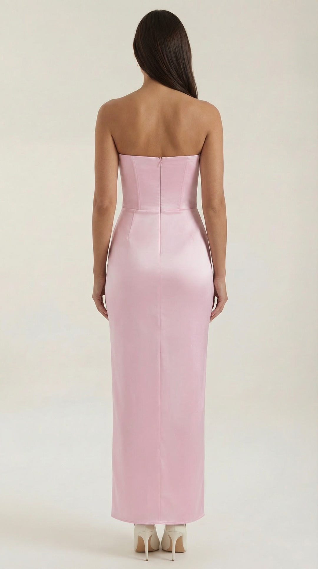 Vestido largo estilo corsé Fiorella