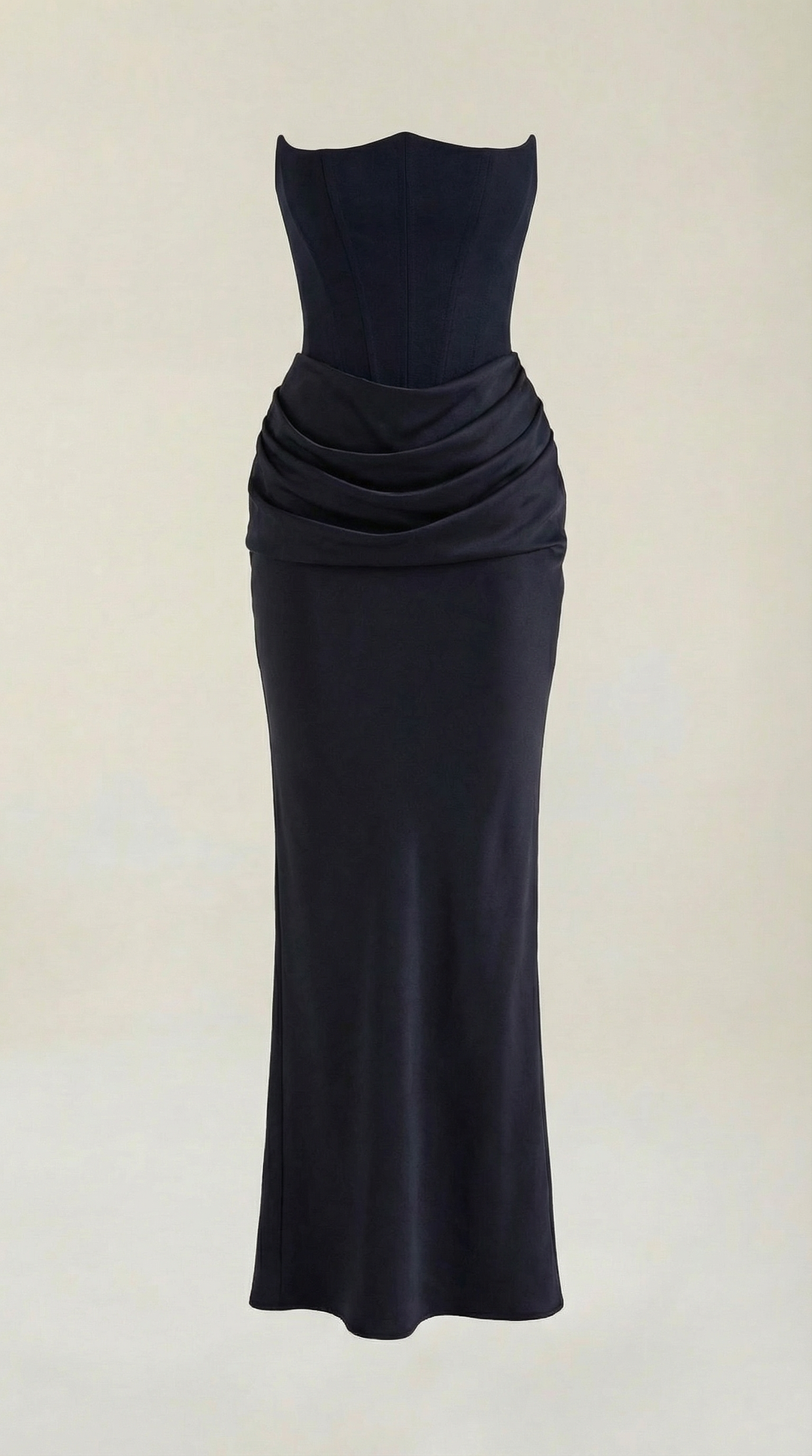 Vestido largo estilo corsé Fiorella