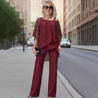 Manuela | Conjunto de Dos Piezas con Pantalón Amplio