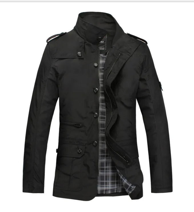Silvio | Elegante Chaqueta Resistente al Viento