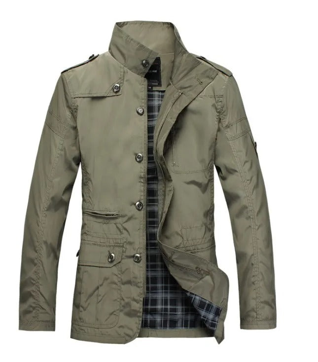 Silvio | Elegante Chaqueta Resistente al Viento